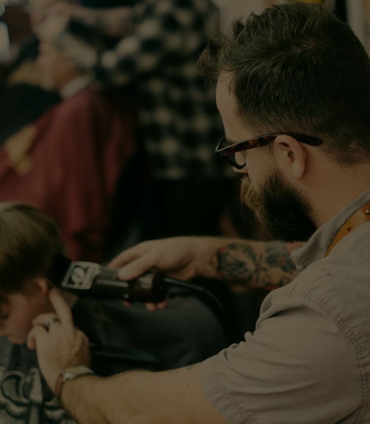 Chicago Barbering students in action